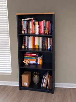 IKEA library and cabinet