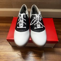 NEW Retro Style Saddleback Saddle Oxford  Shoes Ladies Size 8 1/2 By Predictions