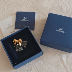 Swarovski Figure Bells 3 cm. With Box & Certificate Top Condition.