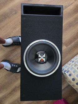 Box and subwoofer 12