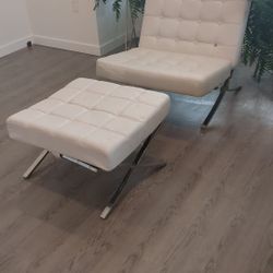 Chair and Ottoman 