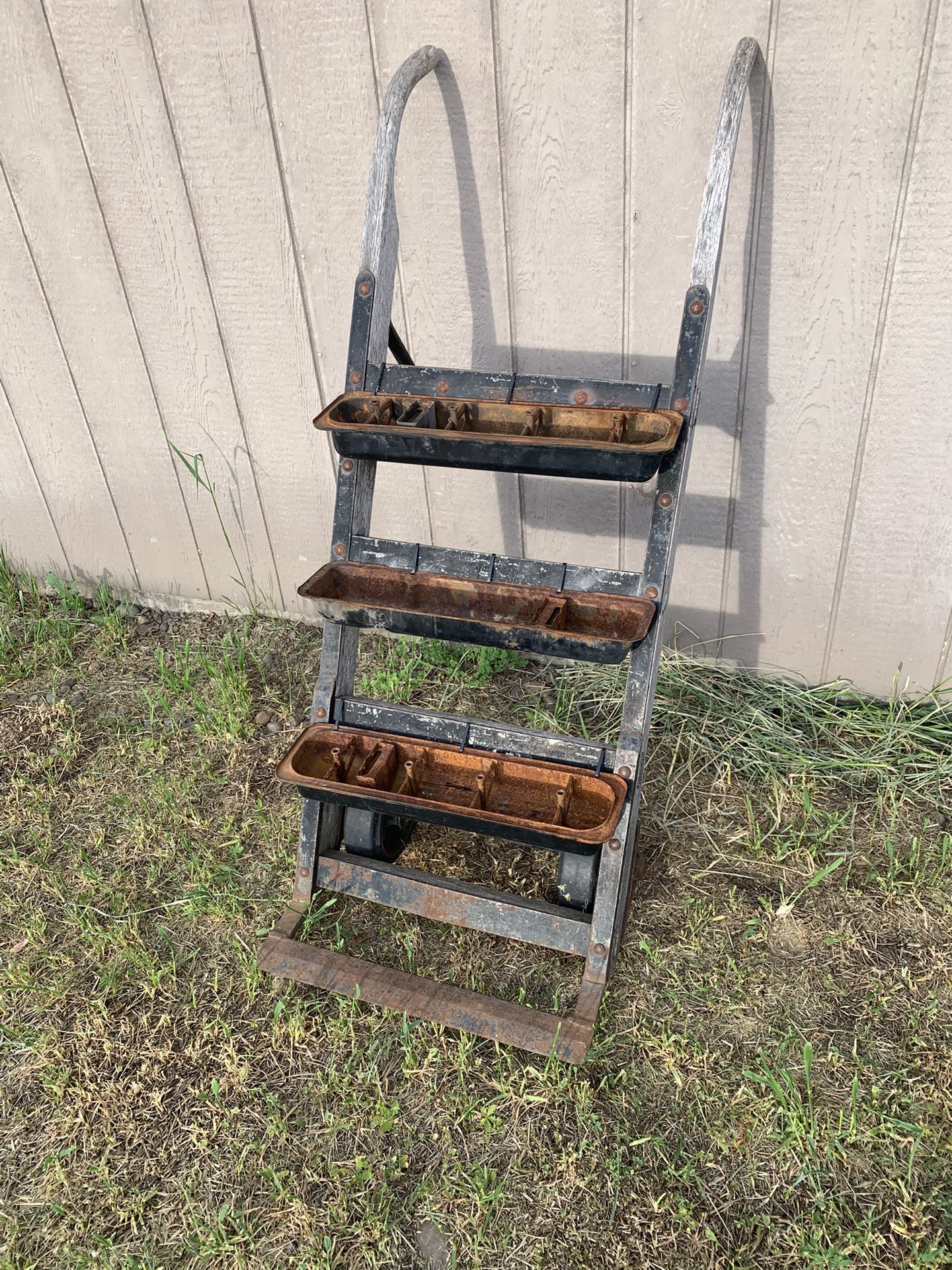Vintage industrial hand truck or dolly