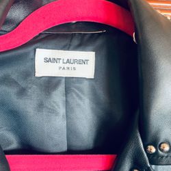Unisex Leather YSL Jacket , Leather Jacket 
