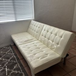 White Futon Couch