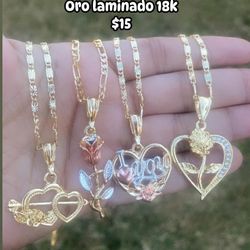 🎁💝Cadenas•Oro laminado 18k•💲15c/u💝🎁 📥📍77530 📥