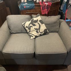 Gray Love Seat