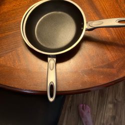 Fry Pans. 8 Inch Set Of 2
