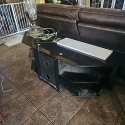 Glass Entertainment Center 