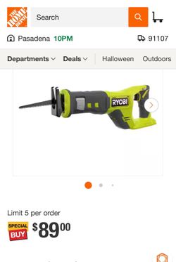 Cordless Reciprocating Saw