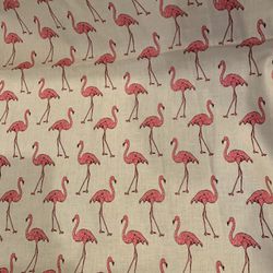 Flamingo Fabric 2.5 Yards 44 Inches Wide 