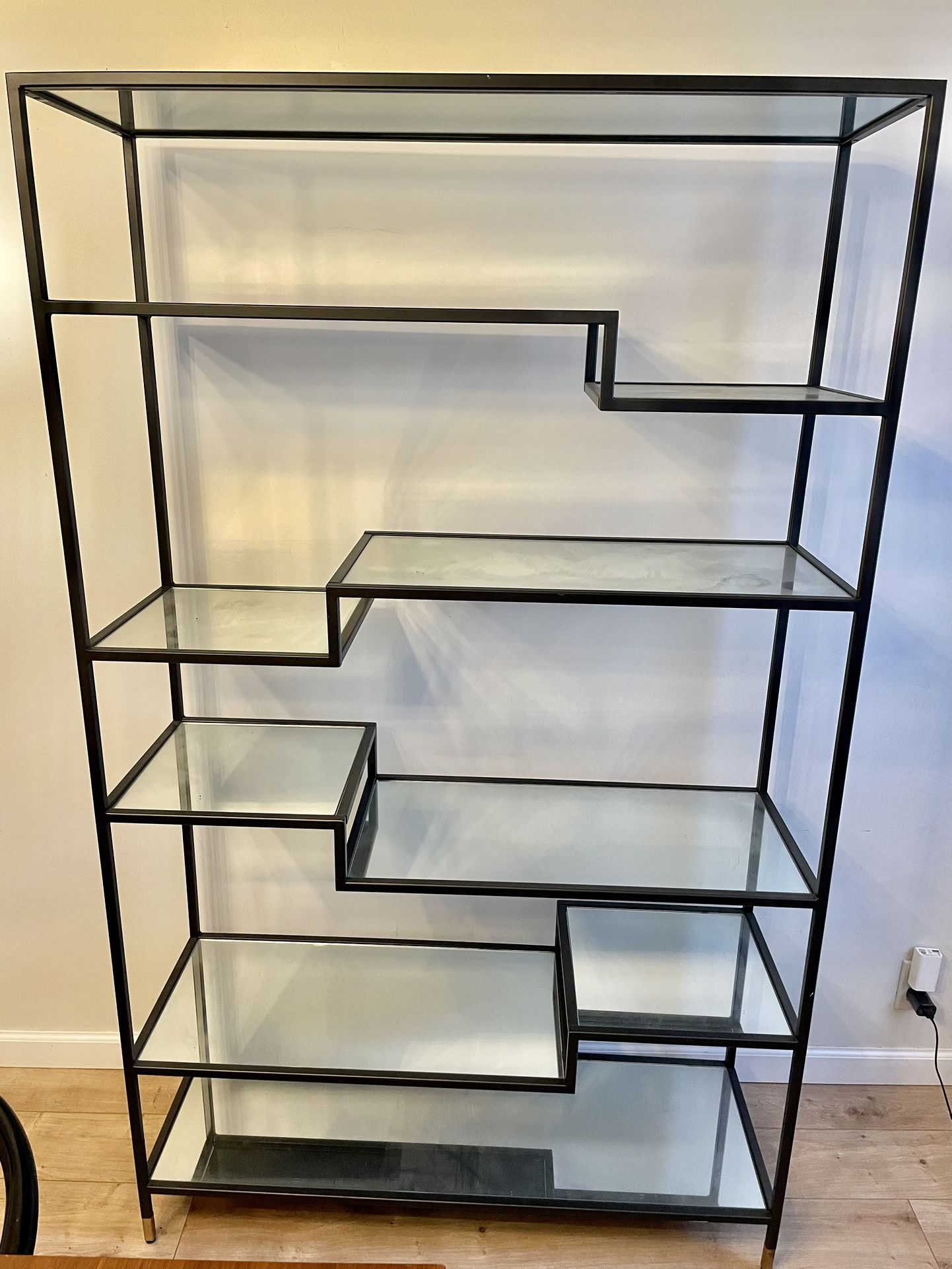 West Elm Etagere Tiered Bookshelf / Bookcase $250 OBO