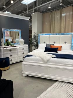 Transform your sleeping space into a haven of elegance and comfort with Laguna bedroom set