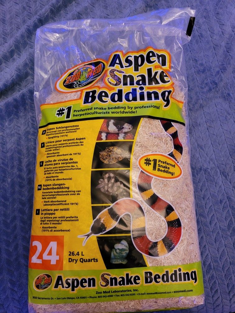 Zoo Med Aspen Snake Bedding 24qt