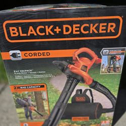 BLACK+DECKER
12 AMP 250 MPH 400 CFM Corded Electric 3-In-1 Backpack Leaf Blower, Vacuum & Mulcher