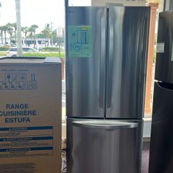 Refrigerator Stainless Steel 30” In New Open Box 