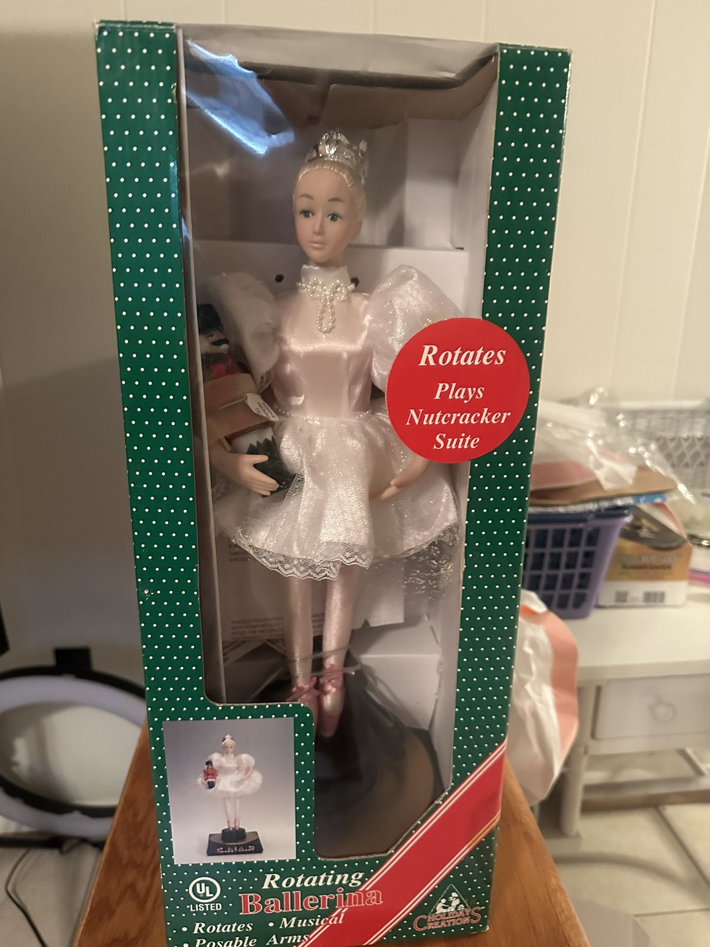 7 New In Box Vintage Musical & Porcelain Dolls