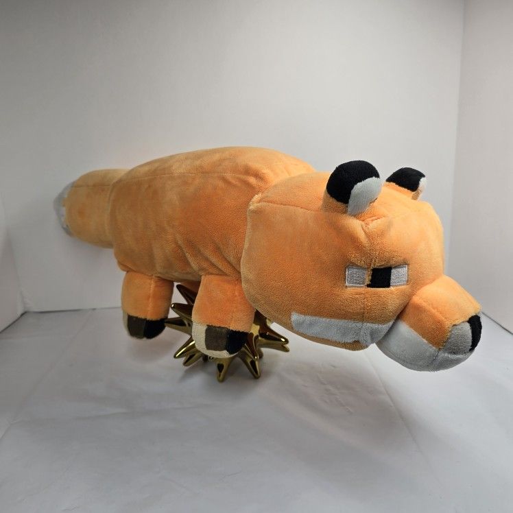 Minecraft Fox Mojang Jinx Pillow Plush 20" Stuffed Animal Orange Zoo Forest