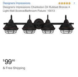 4 light wall fixture