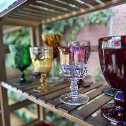 Gorgeous Set Of Eclectic Goblets - DIY Wedding Glasses