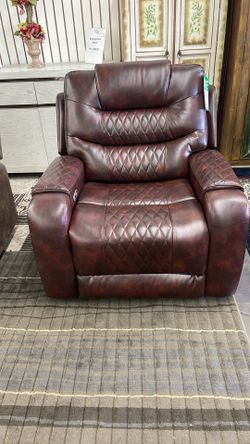 High End Man made Leather Power Recliner Chair