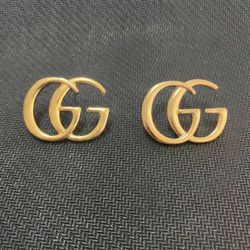 Fashion Letter GG 18K Gold Plated Stud Earrings 925 Silver Post made