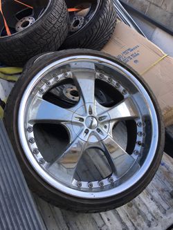 22" rims and tires