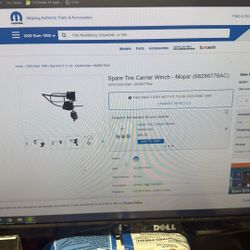OEM Spare Tire Winch 2018-2026 Ram Pro master 