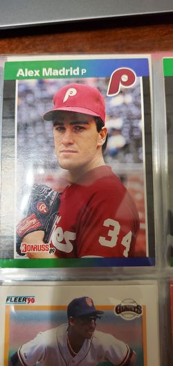 Alex Madrid and Marvin Freeman error cards
