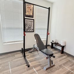 Olympic Weight Bench / Weight rack