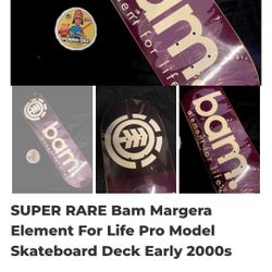 Vintage Bam Magera Skateboard Deck 250$ 