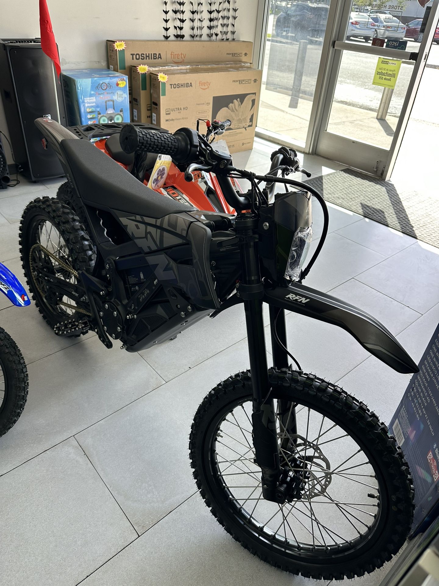 RFN Electric Dirt Bike 60mph! Finance For $150 Down Payment!