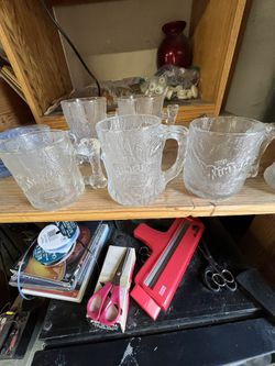 Flinstones Collector McDonald’s Glasses From 1990s 