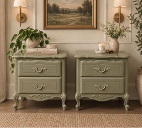 Vintage French Provincial Nightstands