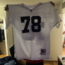 Mitchell & Ness Howie Long Las Vegas Raiders White Jersey