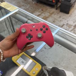Pink And Grey Xbox Controller 