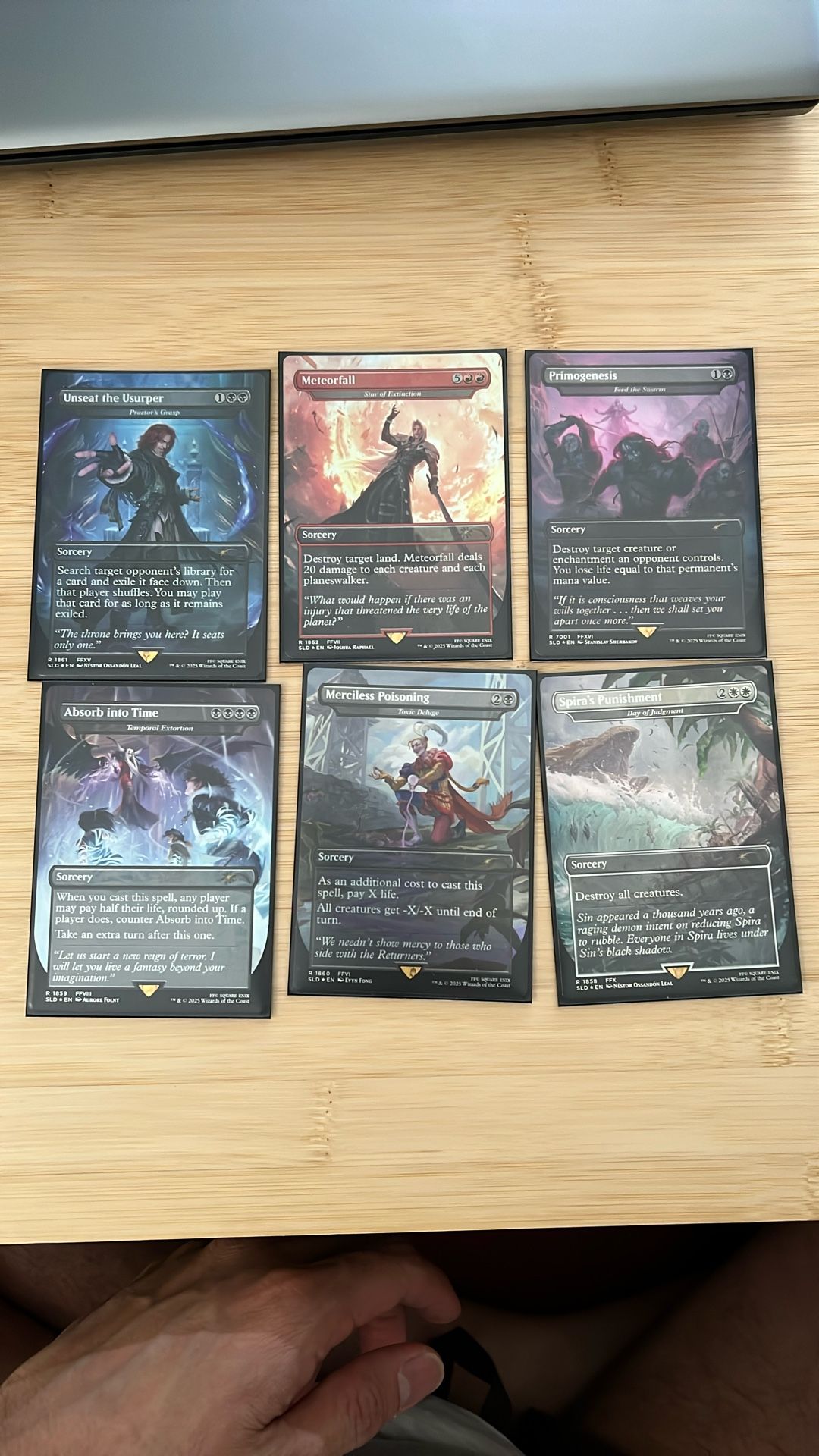 MTG Secret Lair X Final Fantasy Game Over Foil