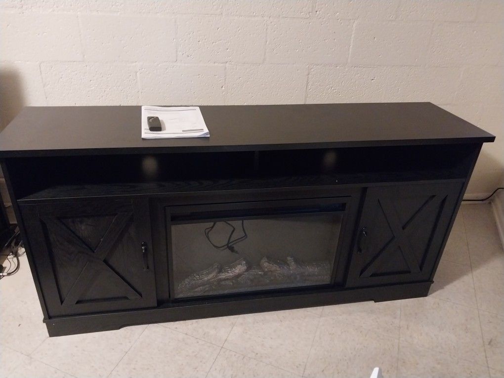 Chimera 63" TV Stand (Without Insert Electric Fireplace) By August Grove