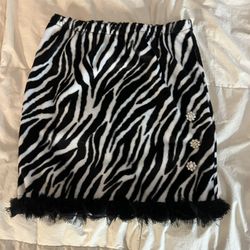 Vintage zebra skirt