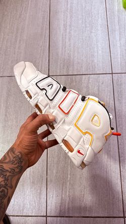 Nike Air More Uptempo White Sneakers