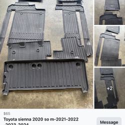  Toyota sienna Floor Mats  