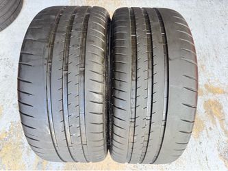 Two Premium Tires 245/35/20 Michelin Pilot Sport Cup 2 with 90% Left Like new BEST DEALS