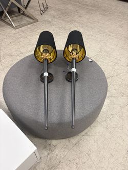 Black gold sconces 149 for 4