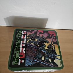 Retro Teenage Mutant Ninja Turtles Lunch Tin And Thermos Eastman Lairds TMNT