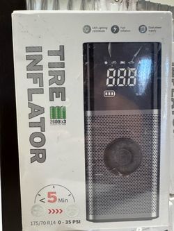 Cordless Tire Inflator 150PSI,12V/DC Air Pump with Large LCD Display $45 each