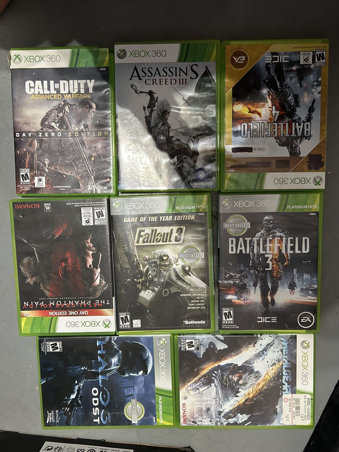 XBOX 360 GAMES