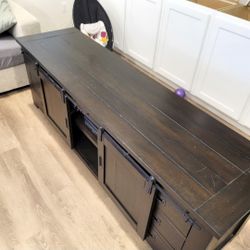 Rustic Brown TV Stand 