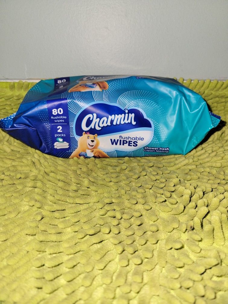 80 Flushable Wipes