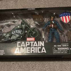 Marvel Legends Captain America And Motorcycle 