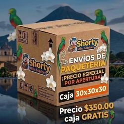 Paquetería envío de cajas Guatemala, México, muchas países más