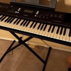 Yamaha Digital Keyboard PSR-EW300 (with stand)